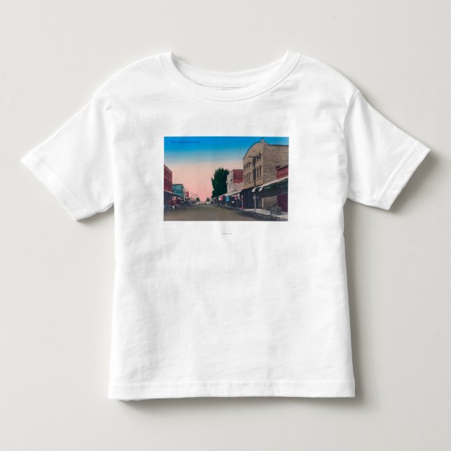 Camiseta De Bebé Una calle SceneLemoore, CA (Anverso)