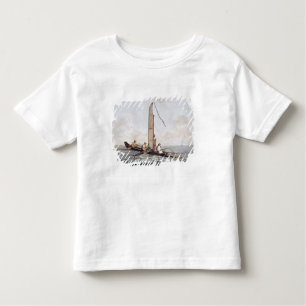 Camiseta De Bebé Una canoa de la navegación de Otaheite