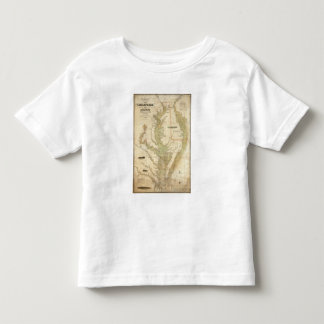 Camiseta De Bebé Una carta del Chesapeake y de las bahías de