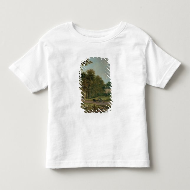 Camiseta De Bebé Una casa de campo (Anverso)
