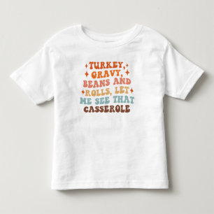 Camiseta De Bebé Una cena retro de Acción de Gracias