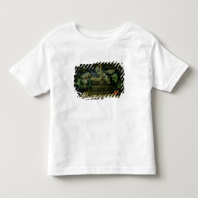 Camiseta De Bebé Una cesta de uvas (Anverso)