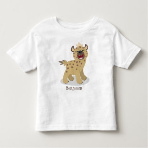 Camiseta De Bebé Una chiflada hiena riéndose del ilustracion person