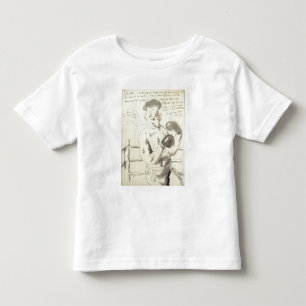 Camiseta De Bebé Una colección de ocho ilustró letras a su F