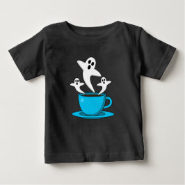 Camiseta De Bebé Una copa de café para fumar fantasma