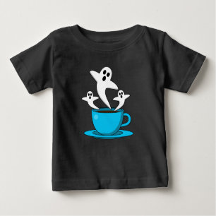 Camiseta De Bebé Una copa de café para fumar fantasma