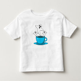 Camiseta De Bebé Una copa de café para fumar fantasma