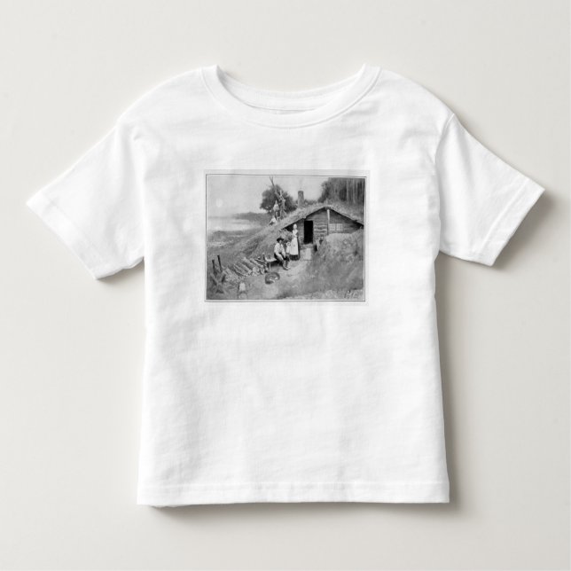 Camiseta De Bebé Una Cueva-Vivienda de Pennsylvania (Anverso)