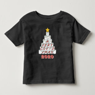 Camiseta De Bebé Una divertida Navidad COVID muy 2020 árbol de pape