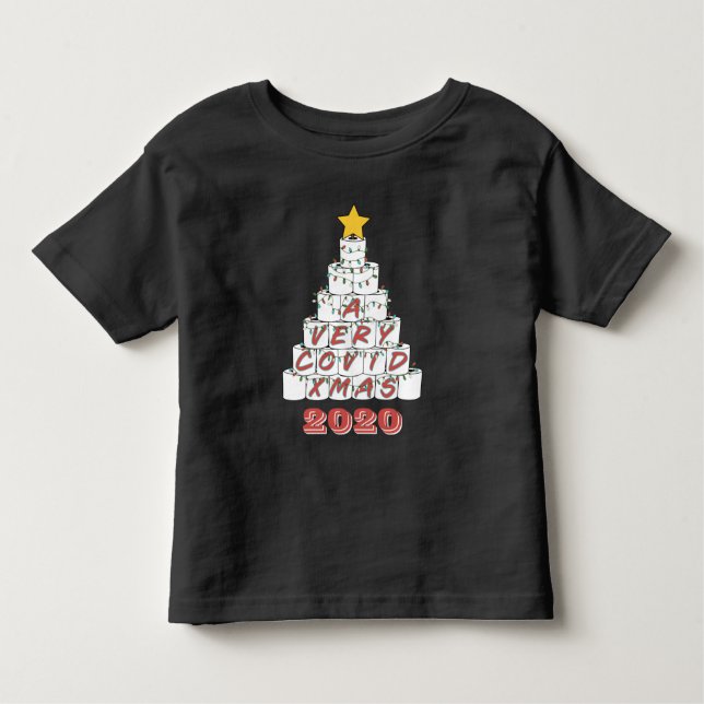 Camiseta De Bebé Una divertida navidad COVID Xmas de 2020 árbol de  (Anverso)