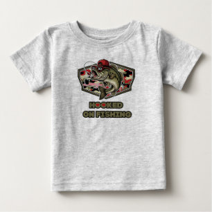 Camiseta De Bebé Una divertida y audaz ilustración de una lubina ge