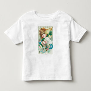 Camiseta De Bebé Una doncella cariñosa del pensamiento con el capo