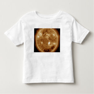 Camiseta De Bebé Una enorme llamarada solar de clase X hace erupció