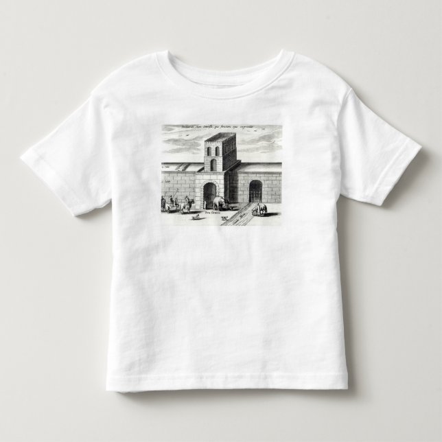 Camiseta De Bebé Una entrada en la Gran Muralla (Anverso)