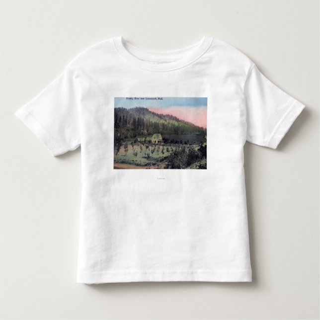 Camiseta De Bebé Una escena de la residencia del país (Anverso)