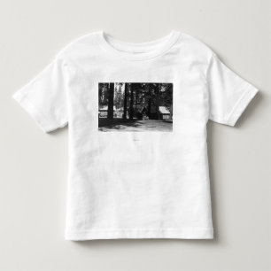 Camiseta De Bebé Una escena del camping