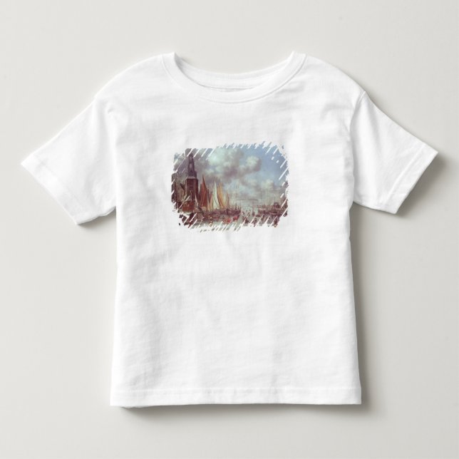 Camiseta De Bebé Una escena del invierno en Amsterdam (Anverso)
