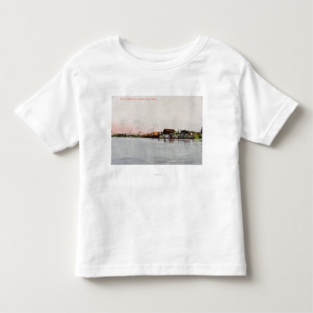 Camiseta De Bebé Una escena del río de Skagit (Anverso)