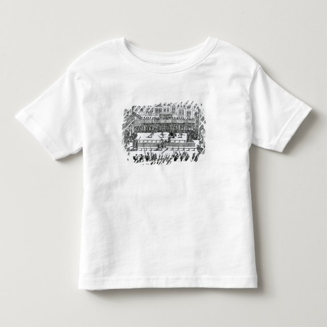 Camiseta De Bebé Una escena Jousting (Anverso)