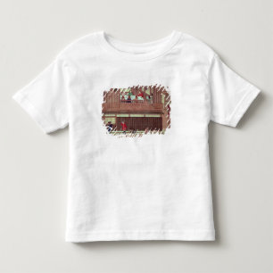 Camiseta De Bebé Una escena nacional de una voluta)