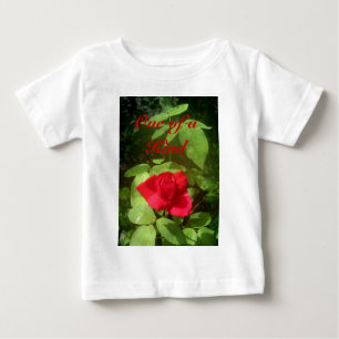 Camiseta De Bebé Una especie de rosa roja