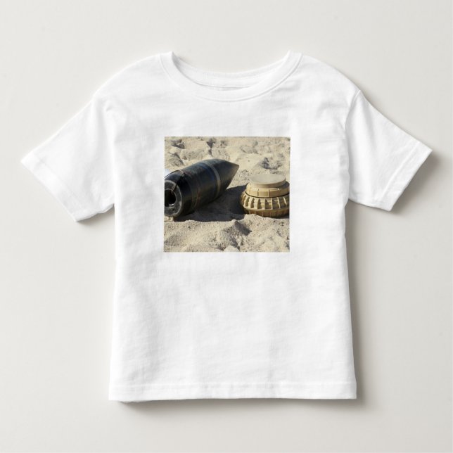 Camiseta De Bebé Una exhibición estática de una concha de artefacto (Anverso)