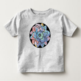 Camiseta De Bebé Una flor hecha de manchas de pintura