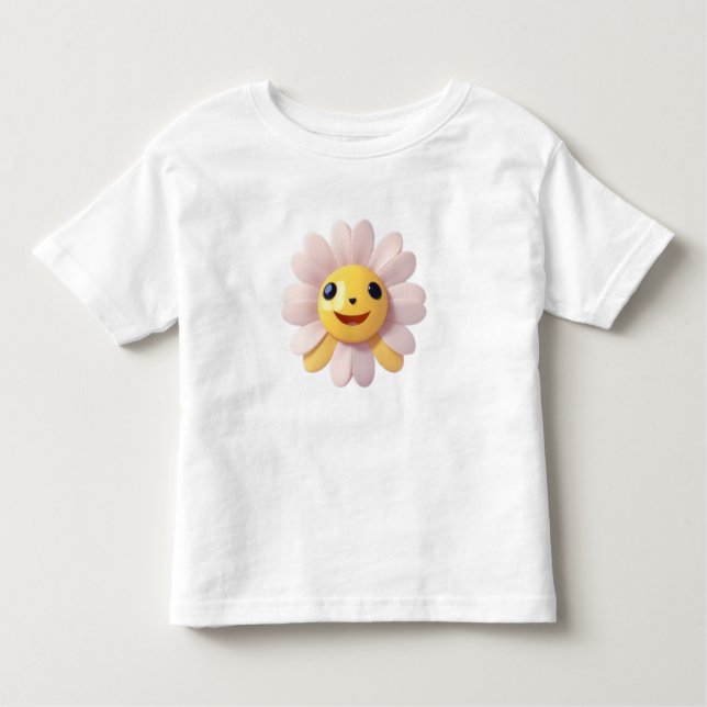 Camiseta De Bebé Una flor margarita linda (Anverso)
