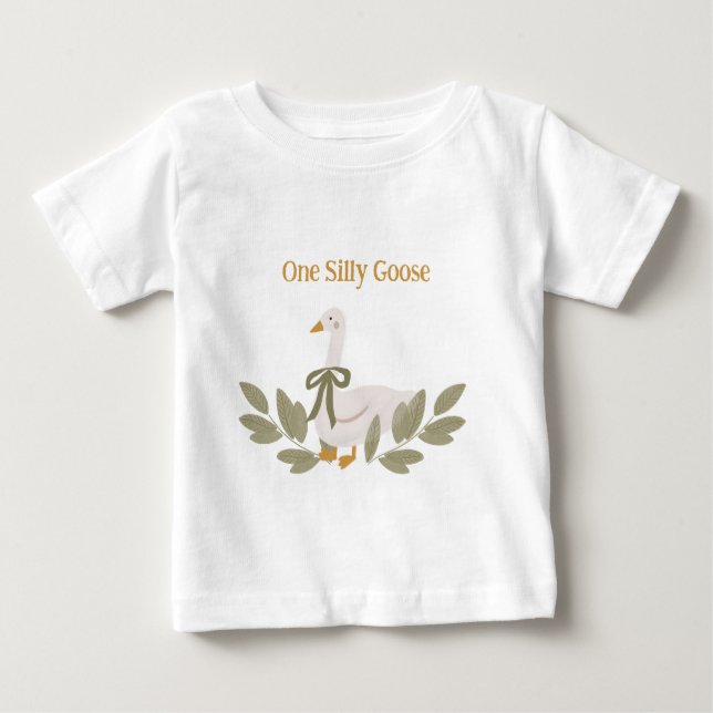 Camiseta De Bebé Una gallina de los girasoles adornada (Anverso)