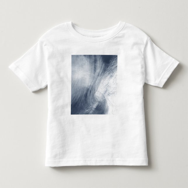 Camiseta De Bebé Una gran nube de burbujas serpentea sobre el mar (Anverso)