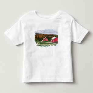 Camiseta De Bebé Una granja en Vermont cerca de Peacham. LIBERAR