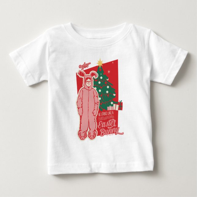 Camiseta De Bebé Una historia de Navidades | Bunny de Pascua Derang (Anverso)
