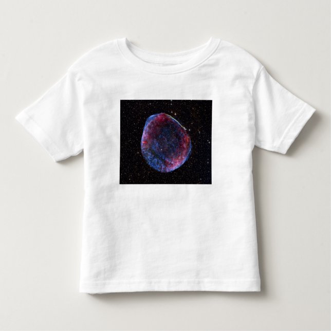 Camiseta De Bebé Una imagen compuesta del Resto de supernova SN 100 (Anverso)