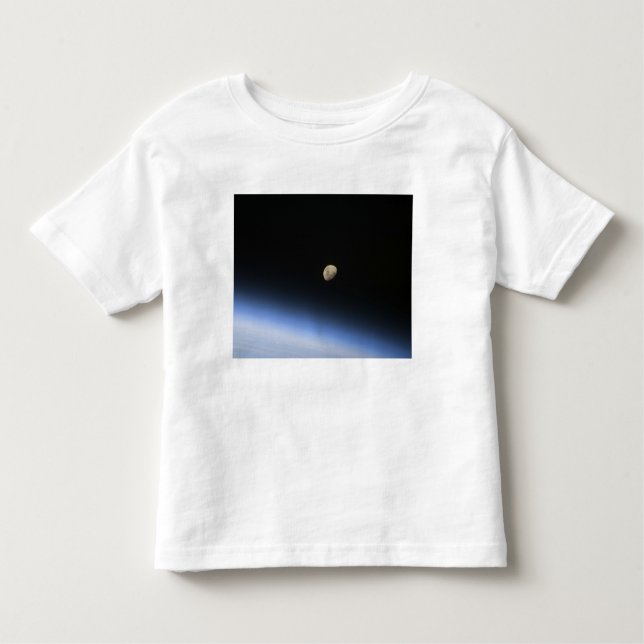 Camiseta De Bebé Una luna gigante visible sobre la atmósfera de la  (Anverso)
