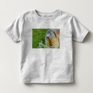 Camiseta De Bebé una marmota sociable en sudadera con capucha del
