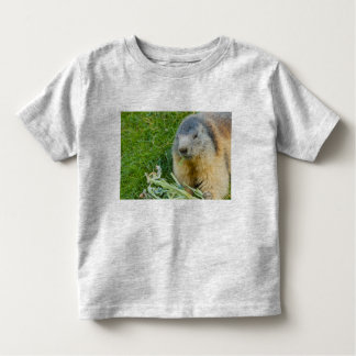 Camiseta De Bebé una marmota sociable en sudadera con capucha del