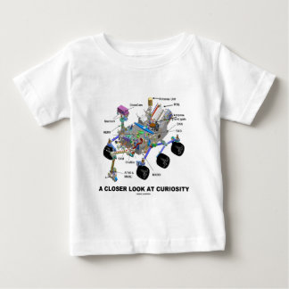 Camiseta De Bebé Una mirada más atenta en la curiosidad (NASA Rover