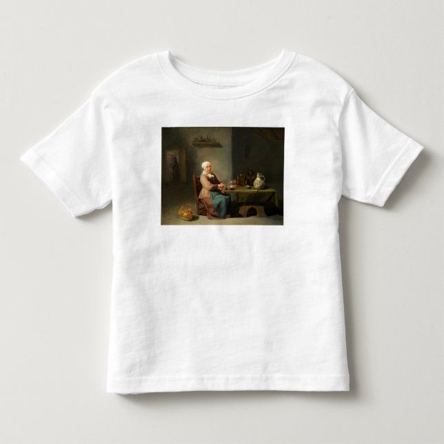 Camiseta De Bebé Una mujer en la cocina (Anverso)