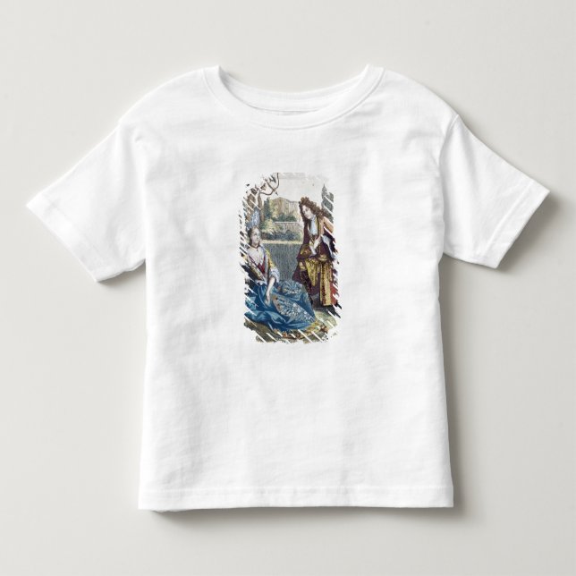 Camiseta De Bebé Una mujer sentada en la hierba (Anverso)