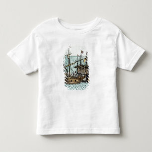 Camiseta De Bebé Una nave de tesoro española