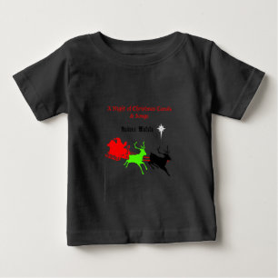 Camiseta De Bebé Una noche de Navidades villancicos y canciones Hak