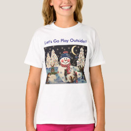 Camiseta De Bebé "Una noche mágica en la nieve"