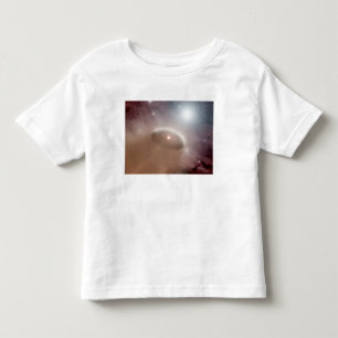Camiseta De Bebé Una O-estrella apenas detrás de una estrella