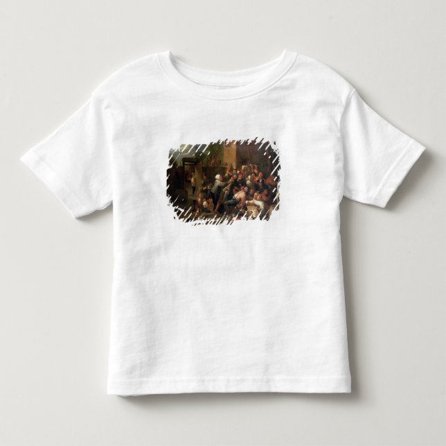 Camiseta De Bebé Una pelea fuera de una taberna (Anverso)