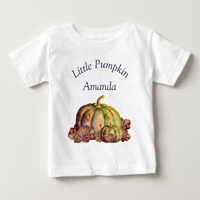 Camiseta De Bebé Una pequeña especia de calabaza es agradable (Anverso)
