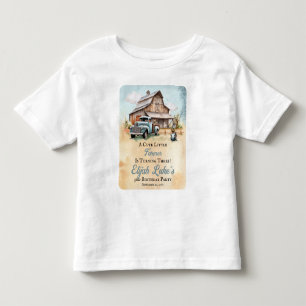 Camiseta De Bebé Una pequeña y linda granja para el tercer cumpleañ