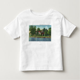Camiseta De Bebé Una residencia hermosa del lago Chautauqua