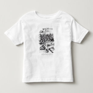Camiseta De Bebé Una sección de un mapa de Milano, 1640