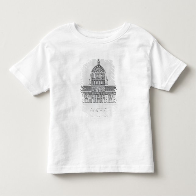 Camiseta De Bebé Una sección representativa de San Pedro, Roma (Anverso)