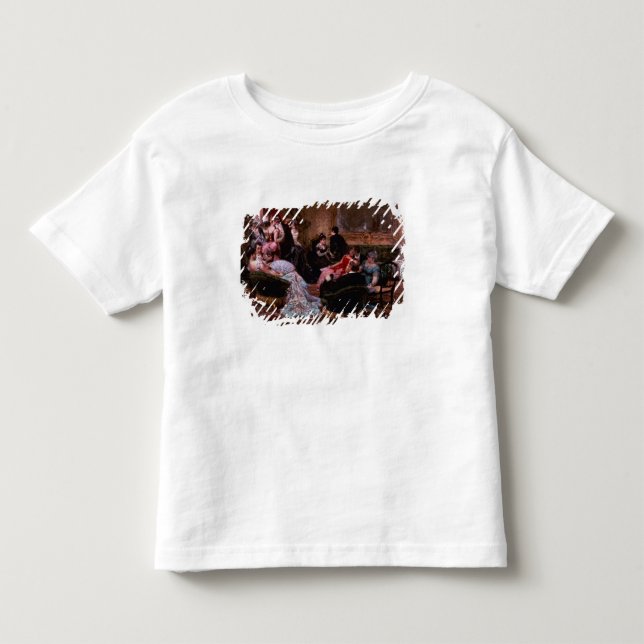 Camiseta De Bebé Una tarde entretenida (Anverso)